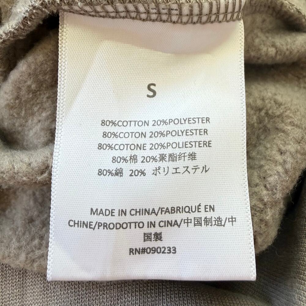 Fear of God Essentials Long Sleeve Sweatshirt Hoodie – Desert Taupe – Size Small - Picture 6 of 7